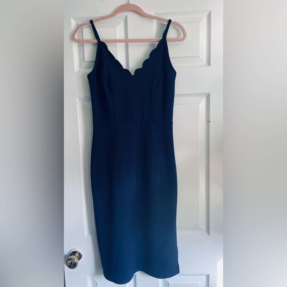 Nine Britton scalloped dress